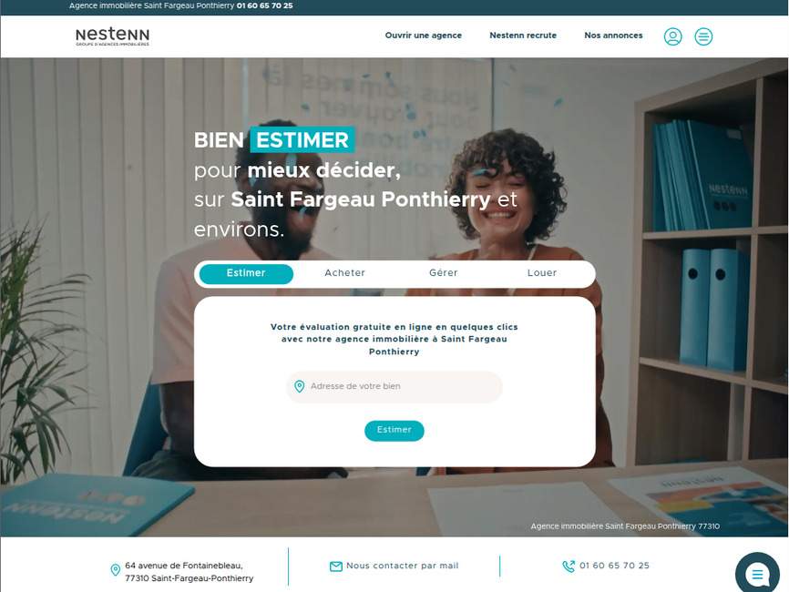 Nestenn Immobilier  Saint Fargeau Ponthierry