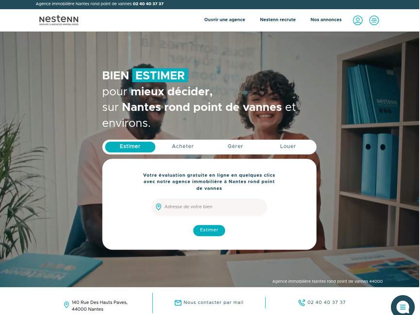 Nestenn Immobilier  Nantes rond point de vannes