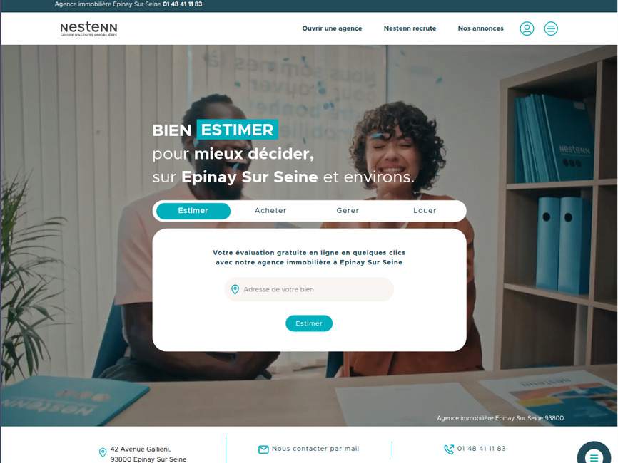 Nestenn Immobilier  Epinay Sur Seine