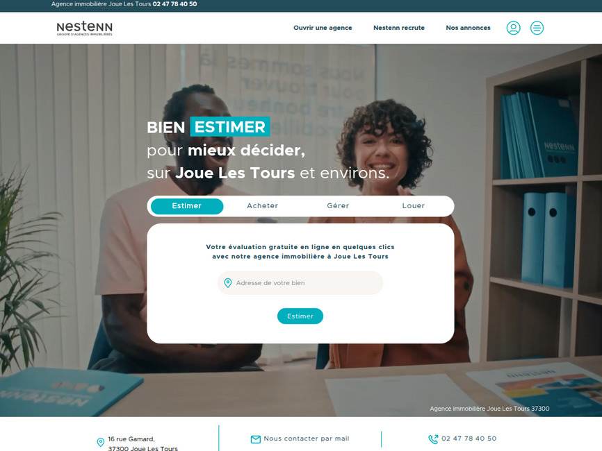 Nestenn Immobilier  Joue Les Tours