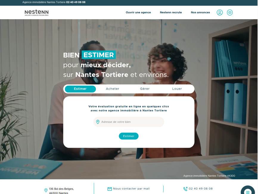Nestenn Immobilier  Nantes Tortiere