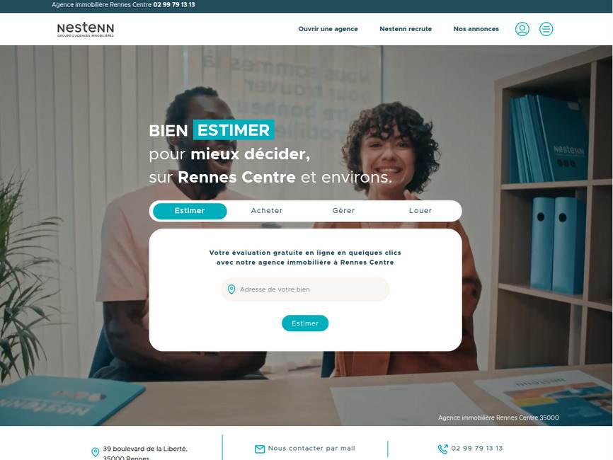 Nestenn Immobilier  Rennes Centre
