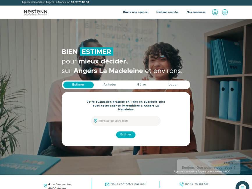 Nestenn Immobilier  Angers La Madeleine