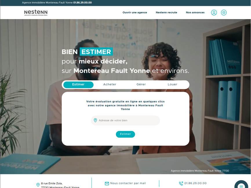 Nestenn Immobilier  Montereau Fault Yonne