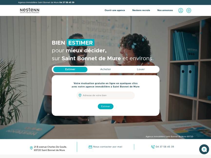 Nestenn Immobilier  Saint Bonnet de Mure