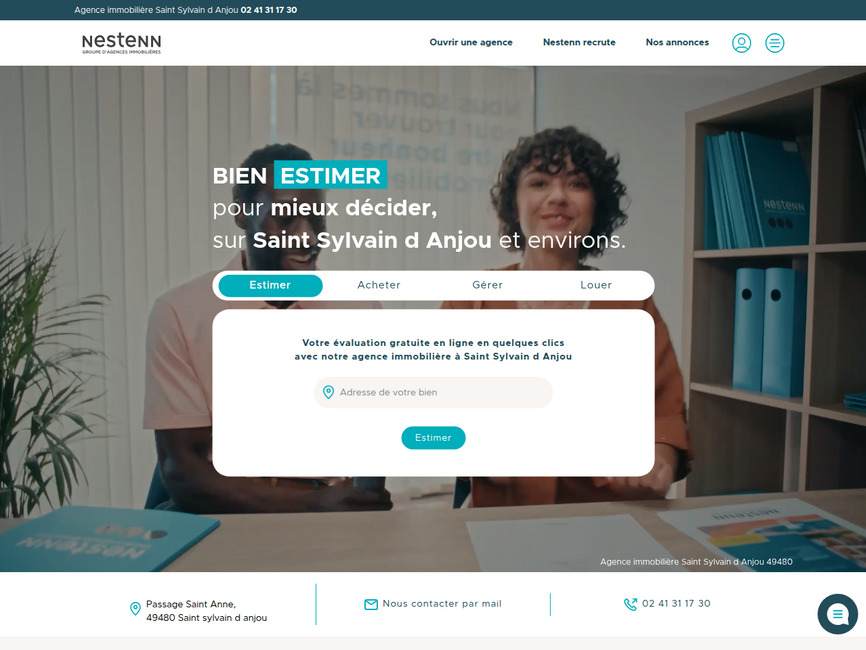 Nestenn Immobilier  Saint Sylvain d Anjou