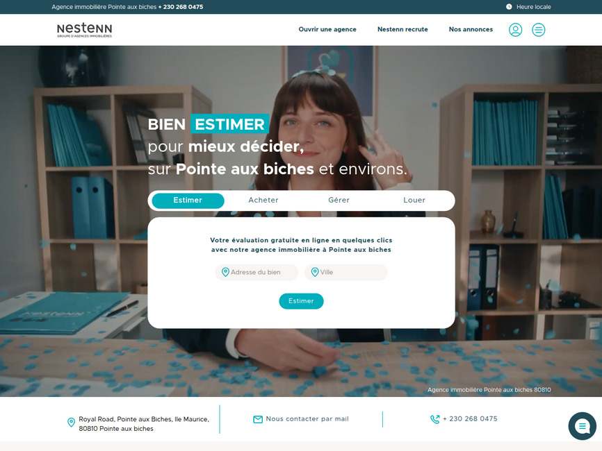 Nestenn Immobilier  Pointe aux biches