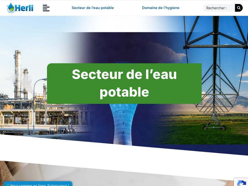 Herli - nettoyage et désinfection des réseaux, réservoirs et forages d'eau
