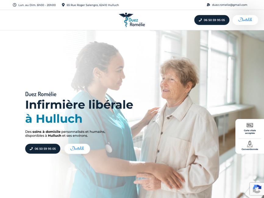 Duez rom�lie - infirmi�re lib�rale � hulluch