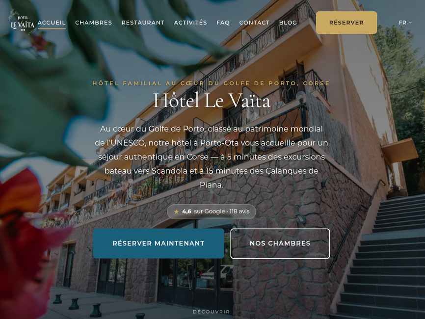 H�tel le va�ta ★★★ &mdash; h�tel � porto, golfe de corse