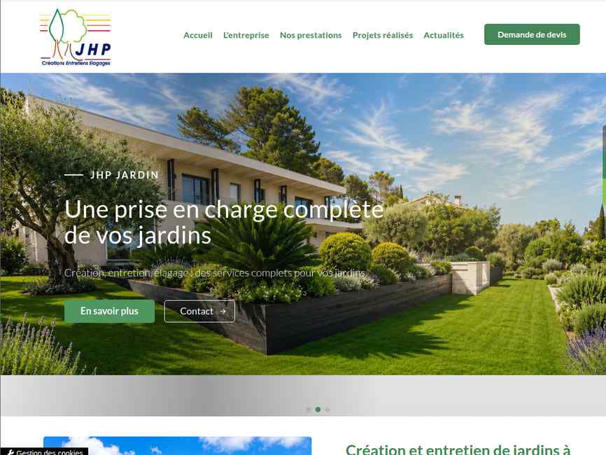 Entretien de jardins � grasse - jhp jardins