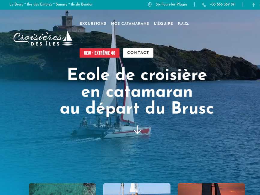 Sortie en mer à six-fours - croisières des îles