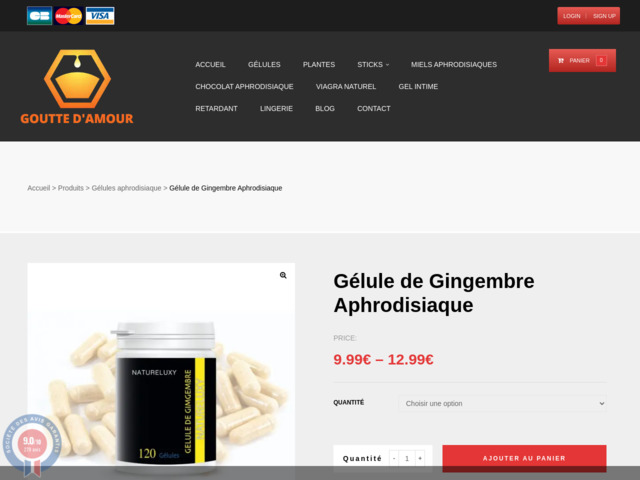 Gingembre aphrodisiaque