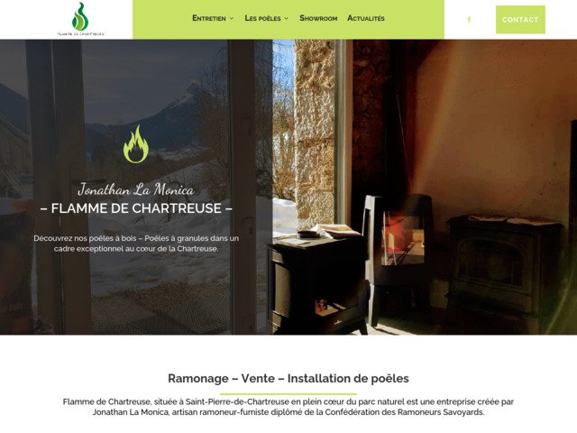 Flamme de chartreuse - ramonage - débistrage - fumisterie en Isère 38