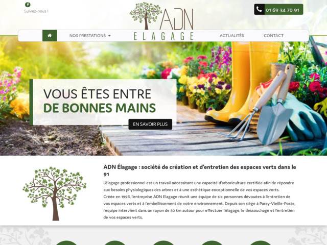 Société de création et d'entretien des espaces verts dans le 91