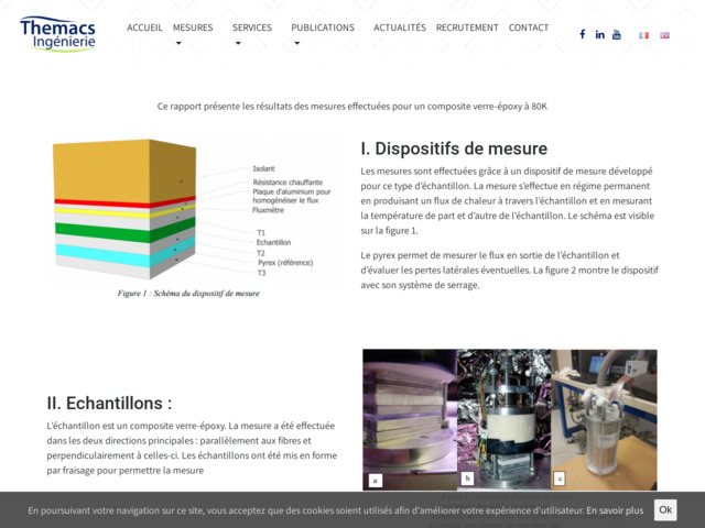 Spécialisé dans l'analyse thermique, la caractérisation de matériaux, etc