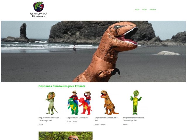 Dguisement dinosaure