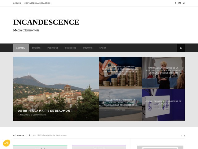 Incandescence - média associatif clermontois