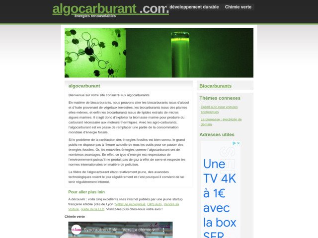 Algocarburant