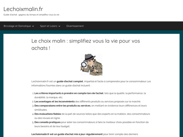 Guide d'achat domotique et bricolage