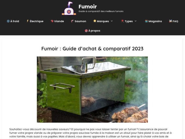 Une nouvelle façon de consommer du produit frais : le fumoir