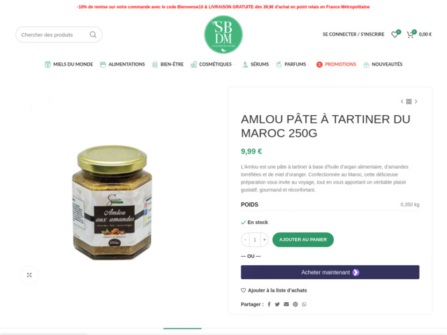 Amlou pâte à tartiner
