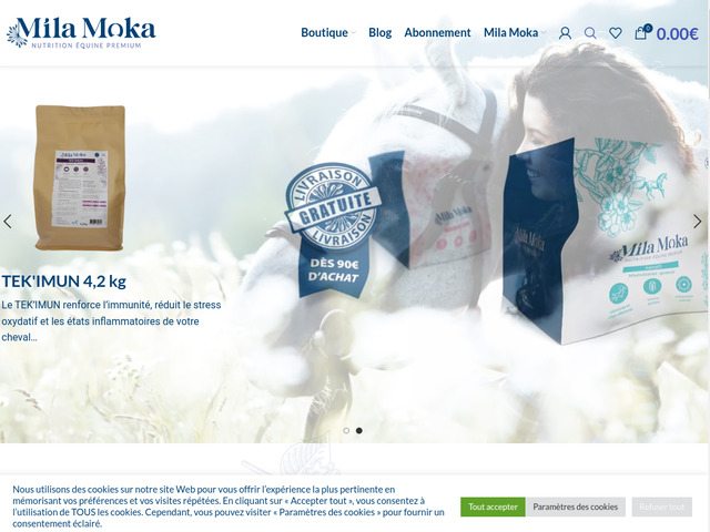 Mila moka : compléments alimentaires pour chevaux