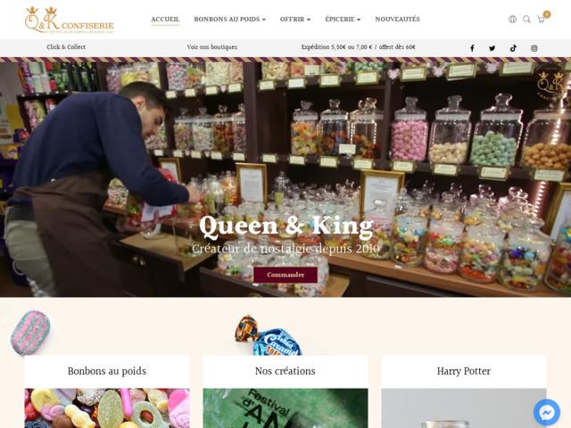 Qkconfiserie :  vente de bonbons anglais