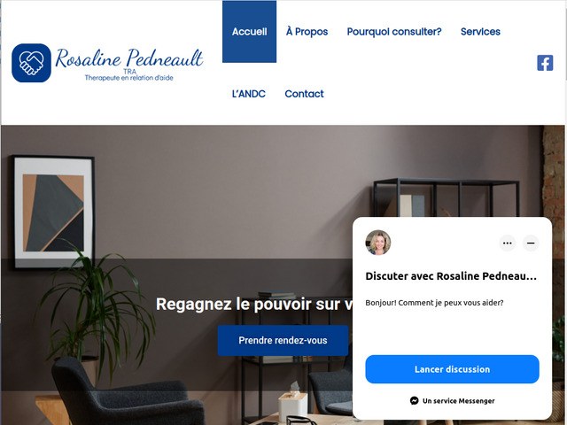 Thrapeute  victoriaville - rosaline pedneault, tra