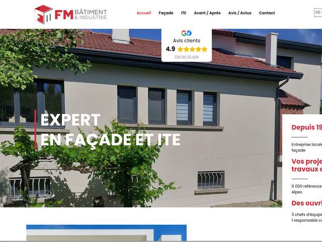 Façadier à sainte colombe