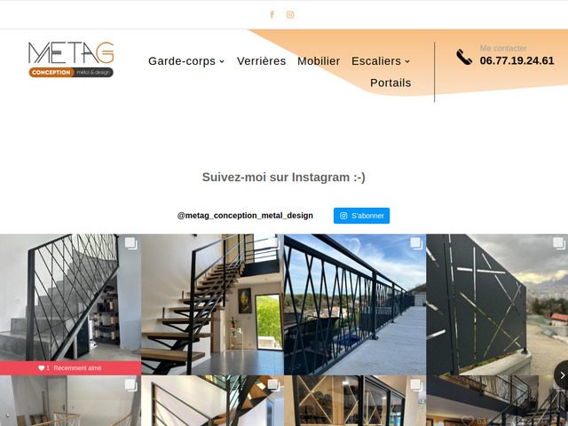 Metag, conception métal et design - Artisan à Grenoble en Isère