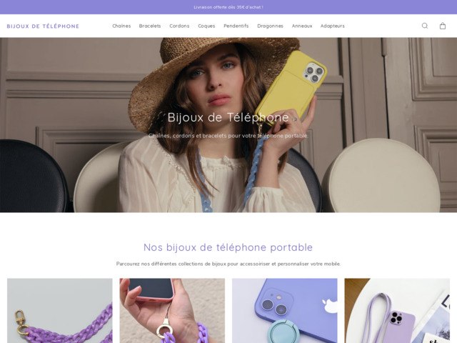 Bijoux de téléphone | bijoux pour smartphone