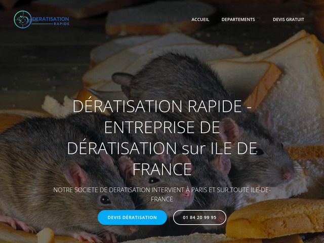 Entreprise de dératisation rapide - paris et île-de-france