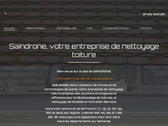 Entreprise de nettoyage toiture