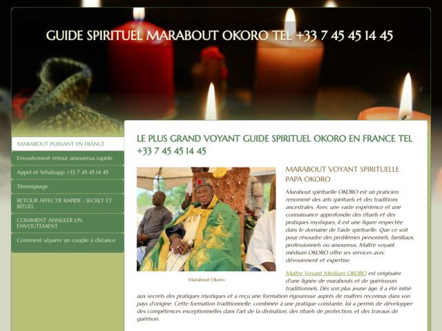 Puissant voyant marabout sérieux en France Babafa Okoro+33.7.45.45.14.45