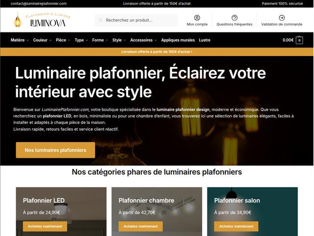 Luminaire plafonnier