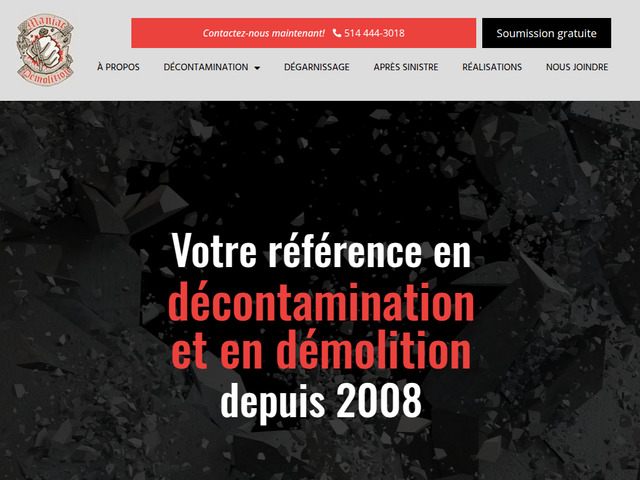 Entrepreneur en décontamination d'amiante à Montréal | Maniac Démolition