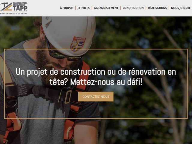 Entrepreneur général à lévis - construction rénovation tapp inc