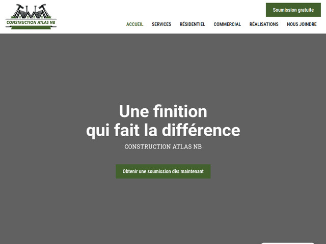 Construction atlas nb - entrepreneur en revêtement extérieur lanaudière
