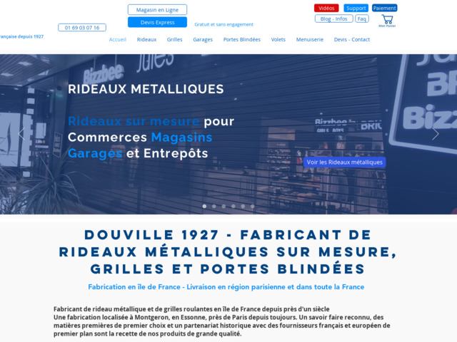 Douville 1927 fabricant rideaux métalliques