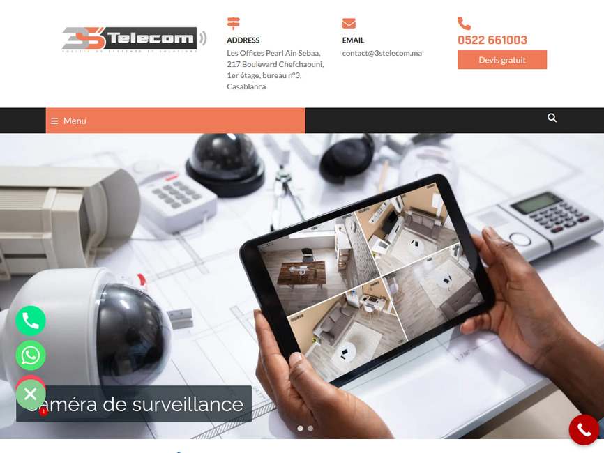 Expert en syst�mes de vid�osurveillance au maroc