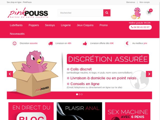 Pinkpouss : gode XXL