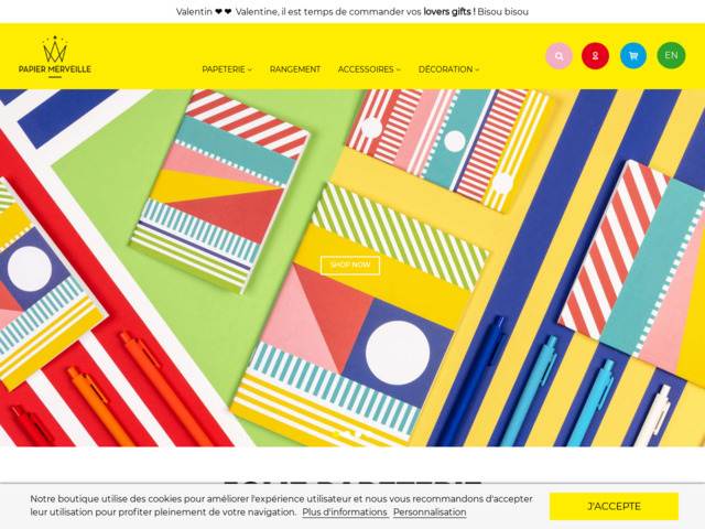 Papier Merveille : papeterie en ligne