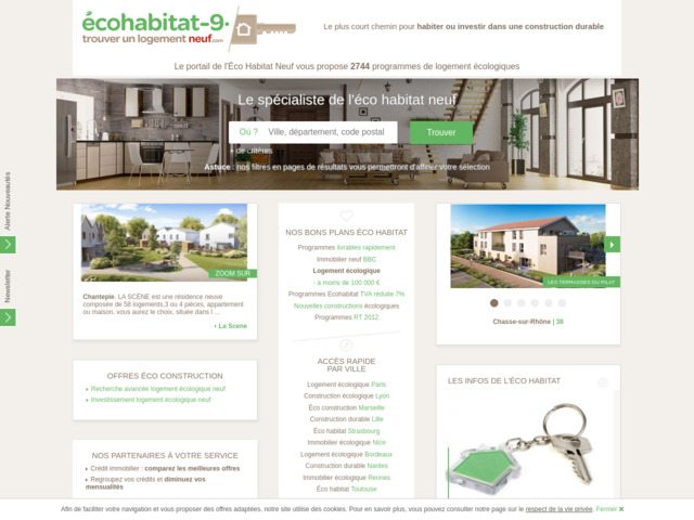 Le spécialiste pour acheter un logement neuf écologique