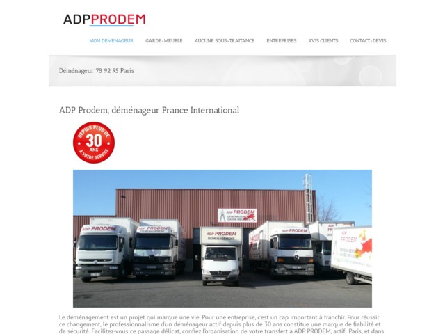 Déménagements dans le 78