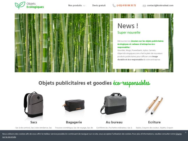 Le spécialiste de l'objet publicitaire écologique