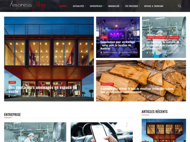 Site d'information et d'actualités en ligne
