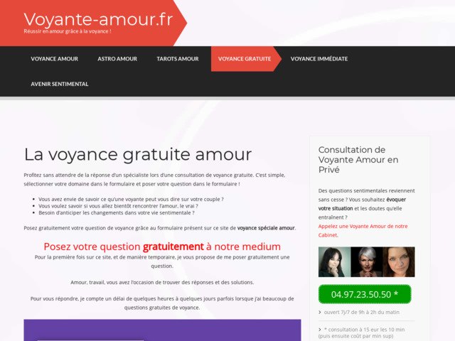 Trouver une voyance gratuite amour