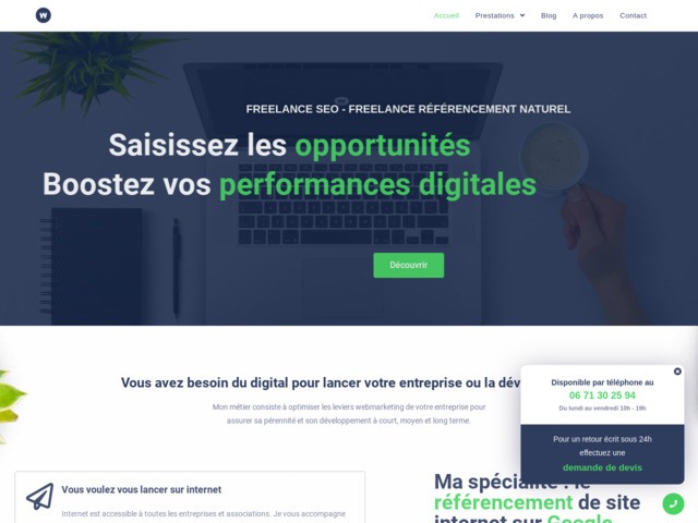Référencement de site internet wordpress