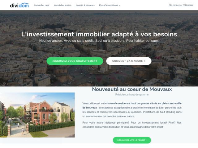 Dividom - Investir dans l'immobilier locatif